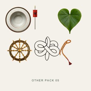 Other Pack 05 – Buddhist Emblems | Transparent PNG Collection