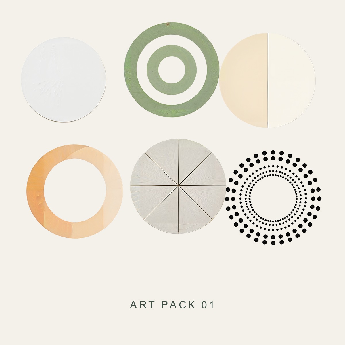 ART PACK 01 — Circle Prints