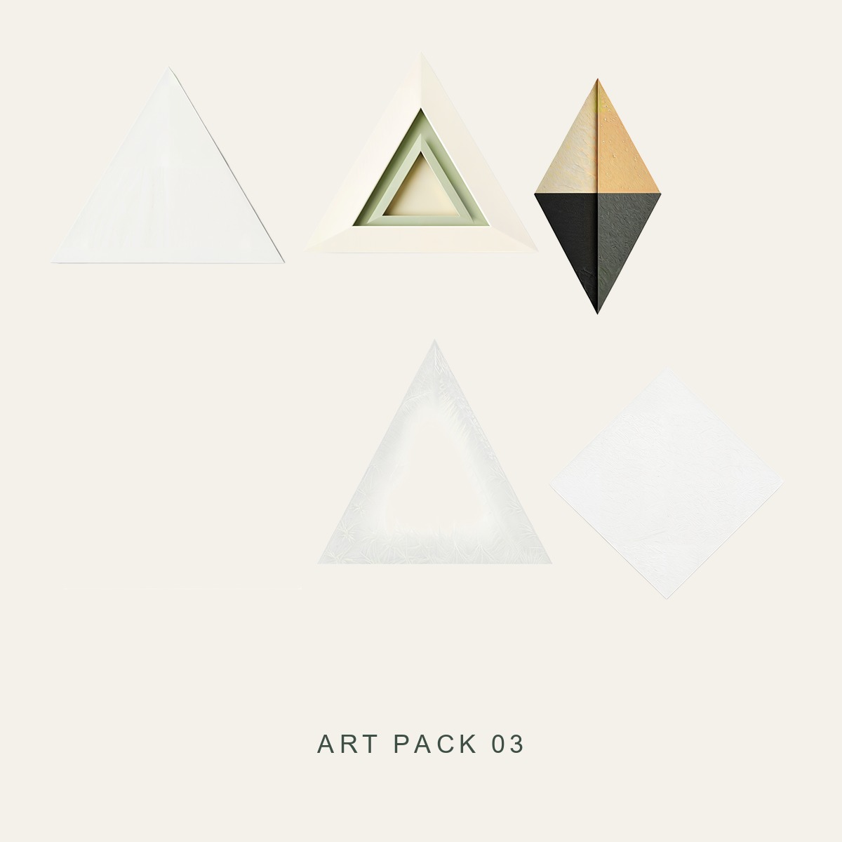 ART PACK 03 — Triangle Prints