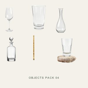 OBJECTS PACK 04 — Glass Vessels