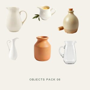 OBJECTS PACK 06 — Pitchers and Jugs