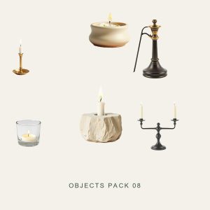 OBJECTS PACK 08 — Candles and Holders