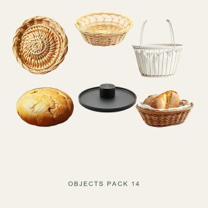OBJECTS PACK 14 — Baskets and Trays
