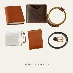 OBJECTS PACK 20 — Travel and Leather